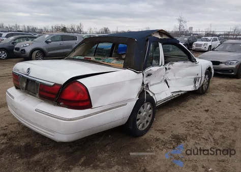 2004 Mercury Grand Marquis Ls from USA, damaged, VIN 2MEFM75W24X680932